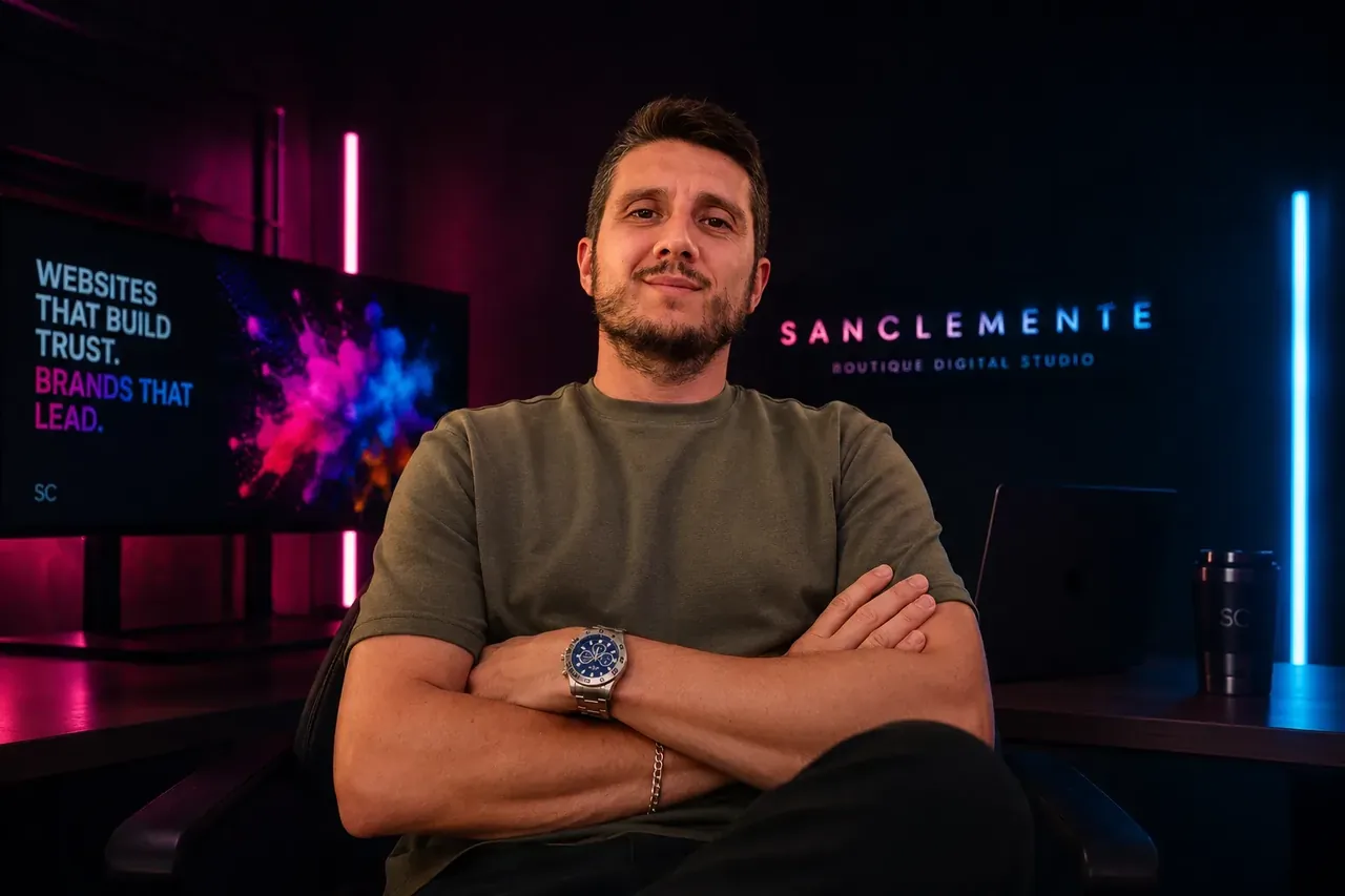 Sebastian Sanclemente, founder, in the Sanclemente studio